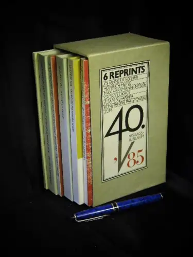 Becher, Johannes R. + Max Hermann Neisse + Georg Lukacs + Adam Scharrer + Konstantin Paustowski + Heinrich Heine: 6 Reprints zum 40. Jahrestag der.. 