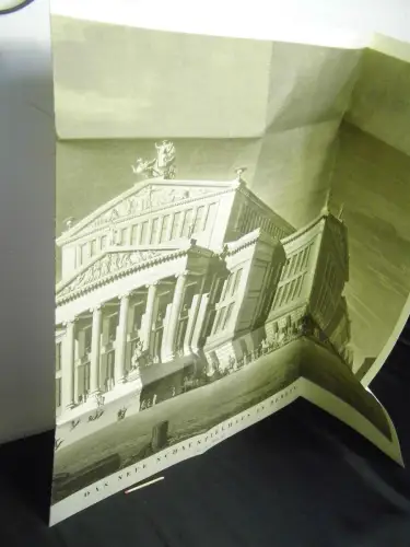 Jügel, Friedrich: Das neue Schauspielhaus in Berlin - Aquatintaradierung nach Schinkel im Berlin Museum - aus der Reihe: Berlin Edition - Band: BE 01010. 