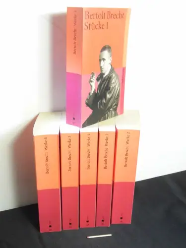 Brecht, Bertolt: Ausgewählte Werke in sechs Bänden (komplett) - Stücke 1+2 + Gedichte 1+2 + Prosa + Schriften. 