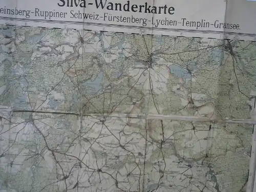 Verlag für heimatliche Kultur Willy Holz (Hrsg.): Silva-Wanderkarte: Rheinsberg Ruppiner Schweiz - Fürstenberg - Lychen - Templin - Gransee. 