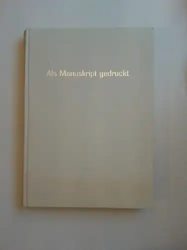 Atelier Nord (Hg.): Als Manuskript gedruckt. Buchausgabe der Nr. 1 bis 5. Limitierte und nummerierte Auflage von 100 Exemplaren (15/100). Beiliegend Sondergabe zum Gesamtband 1-5: Klaus-Jürgen Baumgartner; Linolschnitt 3-farbig, 1985. Auflage 100. 