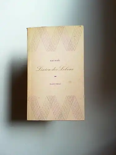 Franke, Hans: Linien des Lebens. Ausgewählte Gedichte. Mit persönlicher Widmung des Autors im Mai 1959 und einem maschinegeschriebenen Brief des Autors (Mai 59). 