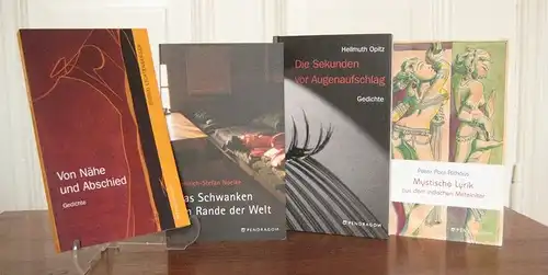 Lichtenberger, Sigrid, Hellmuth Opitz Peter Paul Althaus u. a: 4 Pendragon-Bände: Von Nähe und Abschied. Gedichte. / Die Sekunden vor Augenaufschlag. Gedichte. / Mystische Lyrik...