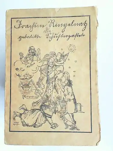 Ringelnatz, Joachim: Die gebatikte Schusterpastete. Titelzeichnung von Rudolf Schlichter. 