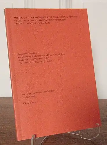 Grünther, Ralf-Achim: Mittelfristige Ergebnisse zementfrei implantierter unbeschichteter und titanbeschichteter Robert Mathys (RM)-Pfannen. Inaugural-Dissertation zur Erlangung des Grades eines Doktors der Medizin des Fachbereichs Humanmedizin der...