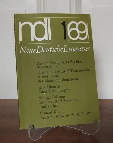 Deutscher Schriftstellerverband (Hrsg.): Neue Deutsche Literatur (NDL). 17. Jahrgang, Heft 1, Januar 1969. Mit Beiträgen von Stefan Zweig, Ursula und Michael Tschesno-Hell, Werner Bräunig u. a.