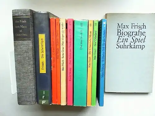 Frisch, Max: Von und über Max Frisch - 11 Bücher zusammen: 1) Mein Name sei Gantenbein; 2) Öffentlichkeit als Partner; 3) Zürich - Transit. Skizze...