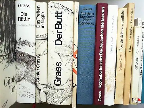 Grass, Günter: Von und über Günter Grass - 14 Bände zusammen: 1) Rede vom Verlust. Über den Niedergang der politischen Kultur im geeinten Deutschland; 2)...