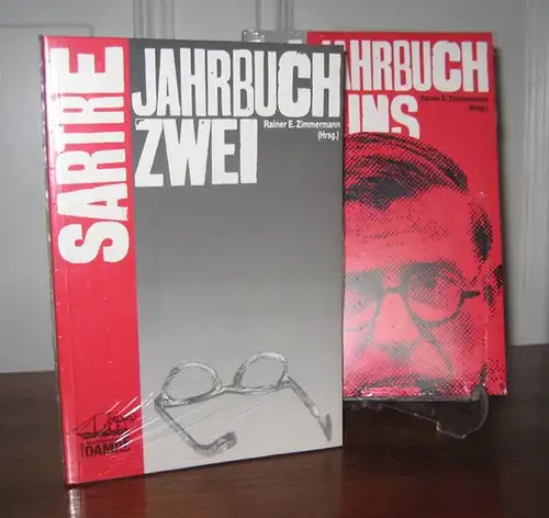 Zimmermann, Rainer E: 2 Bände: Das Sartre - Jahrbuch Eins. / Jahrbuch Zwei. 