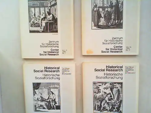 Zentrum für Historische Sozialforschung (Hg.) Heinrich Best; Wolfgang Bick; Paul J. Müller; Herbert Reinke; Wilhelm H. Schröder und Eric A. Johnson (Guest Editor): Historical Social...
