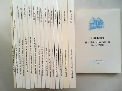 Arbeitsgemeinschaft für Heimatkunde im Kreis Plön (Holstein) (Hg.)Friedrich Stender (Red.) und Hans-Joachim Freytag; Irmtraut Engling (Red.): Jahrbuch für Heimatkunde im Kreis Plön-Holstein - Sammlung der...