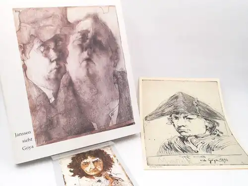 Janssen, Horst (Illustrator), Ewald Gäßler und  Jutta Moster-Hoos; Gerhard Schack; Antje Tietken; Eva Kirn-Frank: Janssen sieht Goya. Wer das Gegenteil will, kopiert das Original...