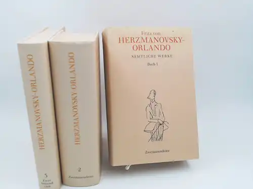 Herzmanovsky-Orlando, Fritz von: 3 Bücher zusammen - Fritz von Herzmanovsky-Orlando: Sämtliche Werke. 1) Buch 1: Österreichische Trilogie; 1, 2 und 3. Erzählungen und Pantomime und...