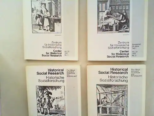 Zentrum für Historische Sozialforschung (Hg.) Heinrich Best; Wilhelm H. Schröder (Hg.) und  Peter Horvath: Historical Social Research HSR. Historische Sozialforschung. The Official Journal of...