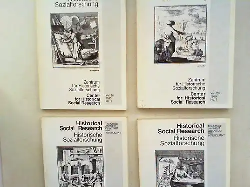Zentrum für Historische Sozialforschung (Hg.) Heinrich Best; Wilhelm H. Schröder und  Stefan Immerfall; Peter Steinbach: Historical Social Research HSR. Historische Sozialforschung. The Official Journal...