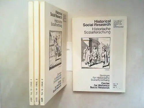 Zentrum für Historische Sozialforschung (Hg.) und Heinrich Best; Wolfgang Bick; Paul J. Müller; Herbert Reinke; Wilhelm H. Schröder: Historical Social Research HSR. Historische Sozialforschung. The...