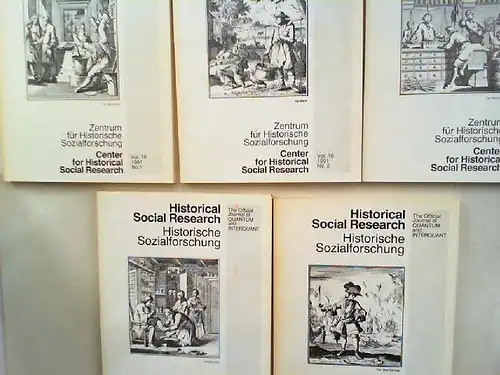 Zentrum für Historische Sozialforschung (Hg.) Heinrich Best; Wolfgang Bick; Paul J. Müller; Herbert Reinke; Wilhelm H. Schröder (Hg.) und  Reinhard Spree: Historical Social Research...