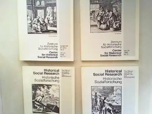 Zentrum für Historische Sozialforschung (Hg.) Jean-Paul Lehners; Wilhelm H. Schröder (Hg.); Heinrich Best (Ed.) und Thomas Rahlf: Historical Social Research HSR. Historische Sozialforschung. The Official...