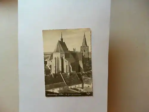 Münsterberg i. Schles., St. Georgsmünster [schwarz-weiß-Postkarte] [popp 134]