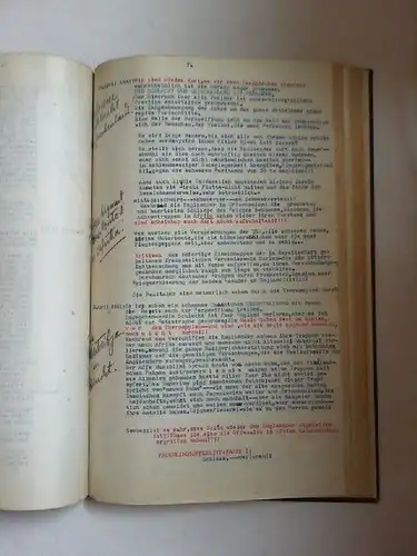 Zeissig, Leopold Wilhelm: 1940 - 1941. Ansichten und Ereignisse in diesen wichtigen Jahren. [Unikat zum Exil in Guatemala. Typoscript]. 