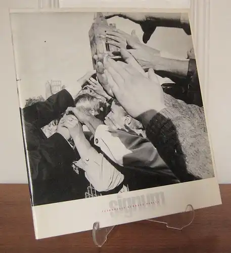 Signum Fotografie (Hrsg.): Signum Fotografie. Hamburg - Berlin. Eine Fotografengruppe stellt sich vor. / A group of photographers introduce themselves. Andreas Herzau, Christian Jungeblodt, Matthias Lindner, Michael Meyborg, Wolfgang Schilling. 