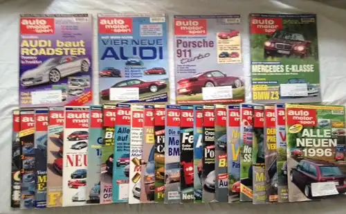 Pietsch, Paul (Hg.) und Bernd Ostmann (Red.): Auto Motor und Sport - kompletter Jahrgang 1998 (=26 Hefte). 