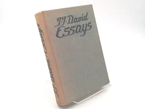 David, J. J: Essays. 