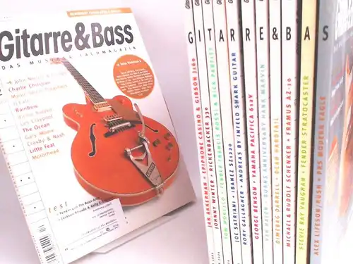 Roseberg, Dieter (Hg.): Gitarre & Bass. Das Musiker-Fachmagazin - vollständiger Jahrgang 2004 (12 Hefte zusammen). 