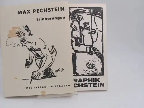 Pechstein, Max und Leopold Reidemeister (Hg.): 1 Buch und 1 Zugabe - Max Pechstein. Erinnerungen. Mit 105 Zeichnungen des Künstlers. ZUGABE: Max Pechstein. 1881-1955. Graphik.