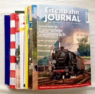 Eckert, Klaus: Modelleisenbahn/Eisenbahn   Konvolut mit 17 verschiedenen Fachmagazinen: 1 5) Eisenbahn Kurier. Vorbild und Modell: 8, 9, 10, 11, 12/2017; 6 8) Loki.. 