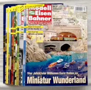 Wolfgang, Schuhmacher (Hg.) und Bahn GmbH Verlagsgruppe: Modelleisenbahner. Magazin für Vorbild und Modell - fast vollständiger Jahrgang 2016, 11/12 (August fehlt) mit zwei ZUGABEN: Modellbahn Schule Nr. 33 + 34 (13 Hefte zusammen). 