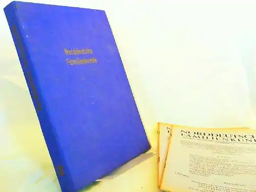 Jörns, Emil (Schriftleiter) und Arbeitsgemeinschaft Genealogischer Verbände in Niedersachsen (Hg.): Norddeutsche Familienkunde NFK. Zeitschrift der Arbeitsgemeinschaft Genealogischer Verbände in Niedersachsen   vollständig 5. Jahrgang..