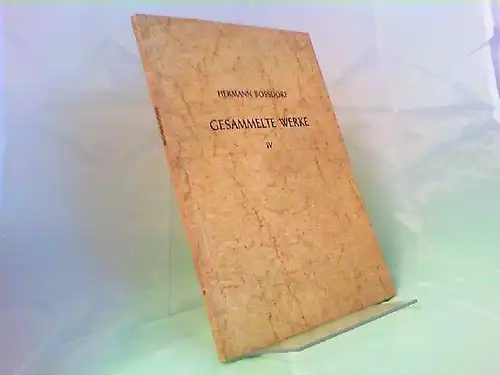 Bossdorf, Hermann und Willy Krogmann (Hg.): Hermann Bossdorf Gesammelte Werke IV: Kramer Kray. Nedderdüütsche Komeedi in 5 Akten. [Hermann Bossdorf Gesammelte Werke. Im Auftrage von...