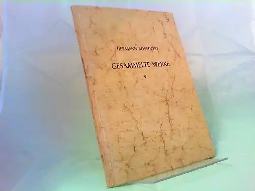 Bossdorf, Hermann und Willy Krogmann (Hg.): Hermann Bossdorf Gesammelte Werke V: De rode Ünnerrock. Nedderdüütsche Volkskomeedi in fief Akten. [Hermann Bossdorf Gesammelte Werke. Im Auftrage...