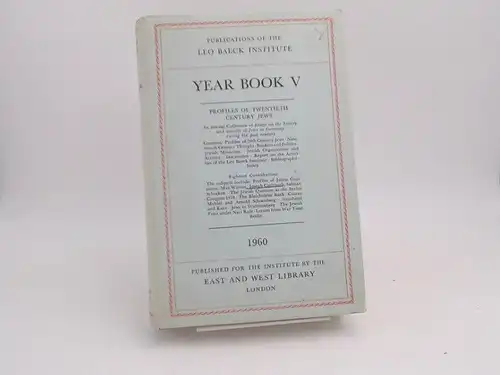 Leo Baeck Institut (Hg.): Year Book V. 