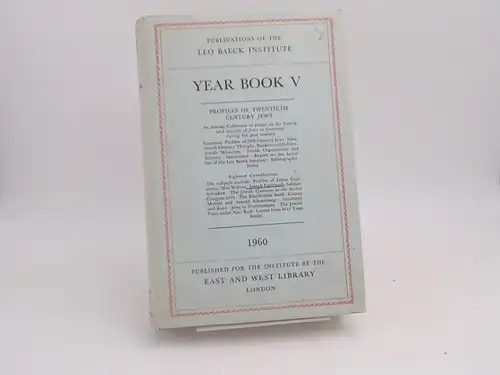Leo Baeck Institut (Hg.): Year Book V.