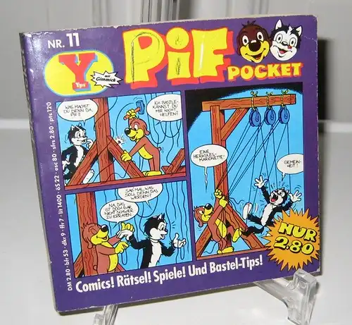 Vogt, Renate und Daniel Gerber: Yps Pif-Pocket Nr. 11. Comics! Rätsel! Spiele! Und Bastel-Tips!. 