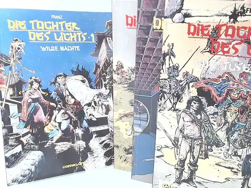 Drappier, Franz: Die Tochter des Lichts - vollständig Band 1 bis 4 zusammen: Band 1: Wilde Nächte; 2: Die Bronzekralle; 3: Die vergessene Königin; 4: Gorytuses Rache.