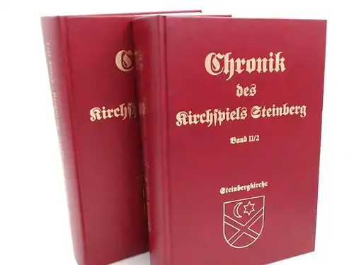 Bernhard, Asmussen (Hg.): 2 Bücher zusammen: Die Chronik des Kirchspiels Steinberg. Band II/1: Haus- und Familiengeschichte. Steinberg/Ostsee; Band II/2: Haus- und Familiengeschichte. Steinbergkirche. 