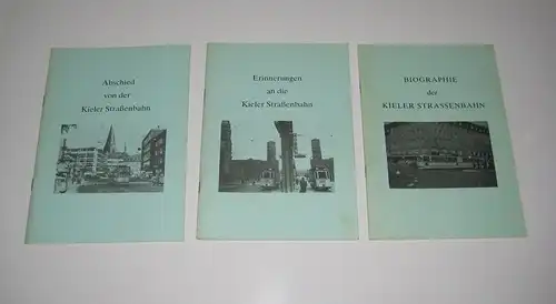 Kreipe, Helmut: 3 Bände: Abschied von der Kieler Straßenbahn. / Erinnerungen an die Kieler Straßenbahn. Linie 1, 2, 3, 6, 7, 9, Sonderlinien. / Biographie...