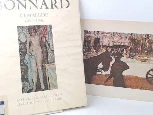 Hartlaub, G. F: Bonnard. Gemaelde [Gemälde] 1894 - 1946. Einleitung von G. F. Hartlaub. 