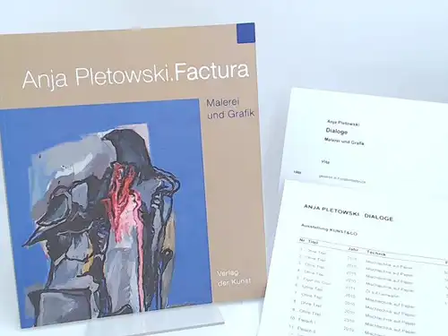 Pletowski, Anja, Uwe Haupenthal (Hg.) und Ove Mogensen (Hg.): Anja Pletowski. Factura. Malerei und Grafik. Maleri og Grafik. (Ausstellung: Schloss vor Husum 7. März bis 6. Juni2010; Museum Sonderjylland Kunstmuseet i Tonder 12. Juni bis 8. August 2010). 