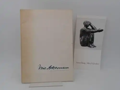 Gräf, Wolfgang (Hg.): Max Ackermann. Zum siebzigsten Geburtstag. Galerie Inge Ahlers, Mannheim. Kollektiv-Ausstellung 12.Oktober-16.November 1957. 