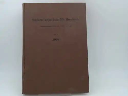 Landesminister der Justiz für Schleswig-Holstein in Kiel(Hg.): Schleswig-Holsteinische Anzeigen für das  Jahr 1950. Justizministerialblatt für Schleswig-Holstein Band  A. 1950. Seit 1750 erscheinend. 197...