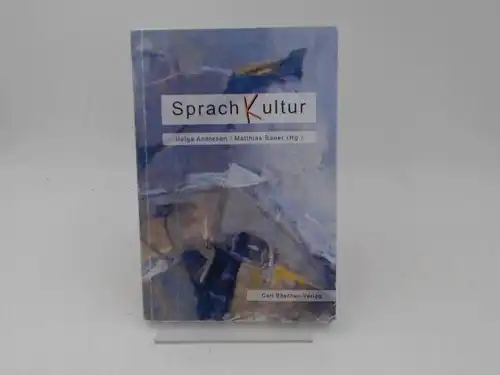 Andresen, Helga (Hg.) und Matthias Bauer (Hg.): Sprachkultur. Festschrift für Marianne Polz. Einbandgestaltung: Anja Kühn, Flensburg, unter Verwendung eines Bildes von Klaus Wellner. 