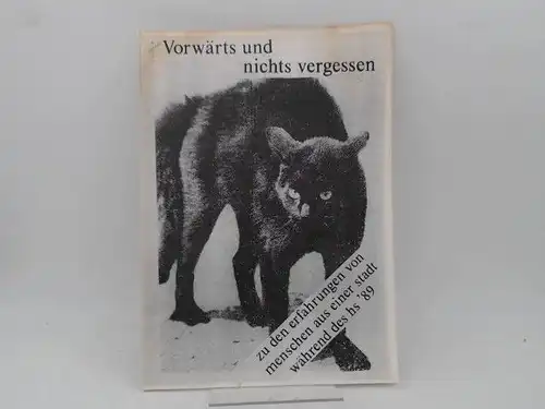 Vorwärts und nichts vergessen. Zu den Erfahrungen von Menschen aus einer Stadt während des HS [Hungerstreiks] ´89. 