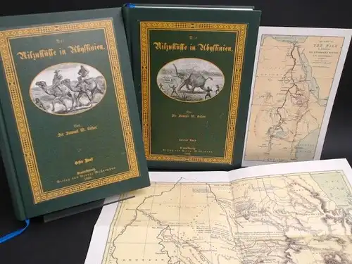 Baker, Samuel White: 2 Bände zusammen -  Die Nilzuflüsse in Abyssinien: Forschungsreise vom Atbara zum Blauen Nil und Jagden in Wüsten und Wildnissen. 