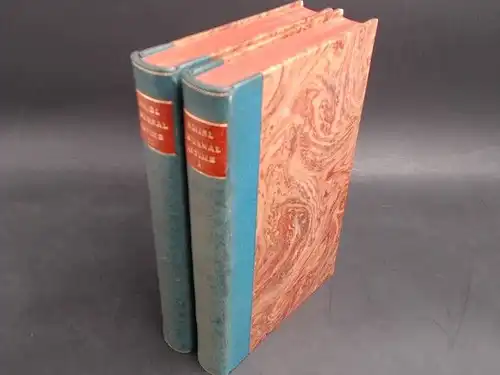 Amiel, Henri-Frédéric: 2 Bücher zusammen: Fragments d´un Journal Intime. Tome I et II (Band I und II). Précédés d´une étude par Edmond Scherer. [Oeuvres Posthumes de Henri-Frédérric Amiel]. 