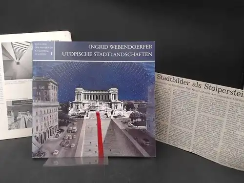 Webendoerfer, Ingrid: Utopische Stadtlandschaften. Photo-Zeichnungen und Skizzen. Paris, Rom, Florenz 1992/93. Museum Langes Tannen Uetersen. Amtsrichterhaus Schwarzenbeck. Stadtgalerie Brunsbüttel. [Kataloge der Museen in Schleswig-Holstein 1]. 