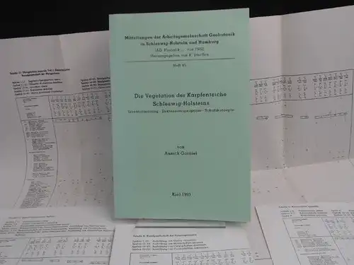 Garniel, Annieck: Die Vegetation der Karpfenteiche Schleswig-Holsteins. Inventarisierung. Sukzessionsprognose. Schutzkonzepte. [Mitteilungen der Arbeitsgemeinschaft Geobotanik in Schleswig-Holstein und Hamburg (AG. Floristik...von 1922) Herausgegeben von 